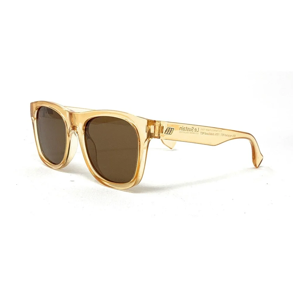 LE SPECS Le‎ Sustain Unisex Polarized Sunglasses Petty Trash 2229582 Blonde 54mm